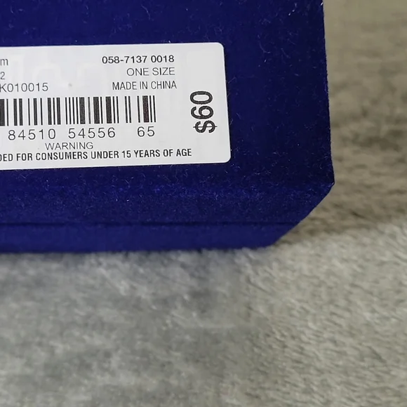 Sparkle Allure Dancing Cubic Zirconia Pure Silver Over Brass Cable Moon Necklace - Picture 7 of 8